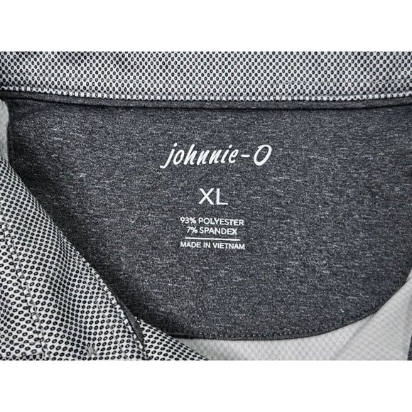 Johnnie-O Oklahoma State Cowboys Polo Shirt Men’s XL Performance Gray Check - Picture 5 of 10